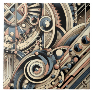 Cool abstract pattern lovers ceramic tile