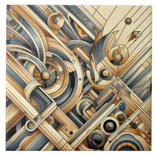Cool abstract pattern lovers  ceramic tile