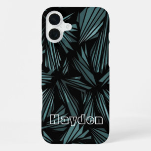 Cool Abstract Shattered Glass Personalised iPhone 16 Plus Case