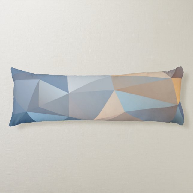 Cool Abstract Triangle Pattern Body Cushion (Front)