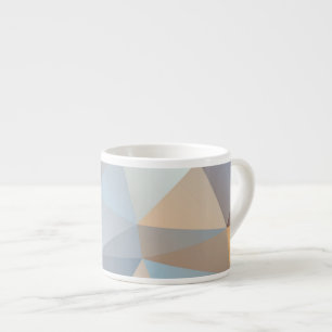 Cool Abstract Triangle Pattern Espresso Cup