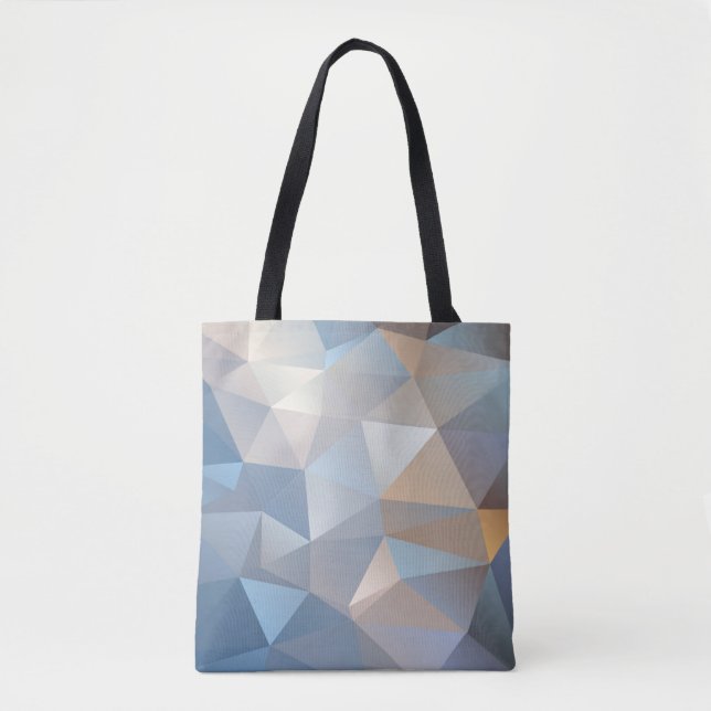Cool Abstract Triangle Pattern Tote Bag (Front)