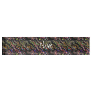 Cool Abstract Wavy lines art Thunder_Cove Nameplate
