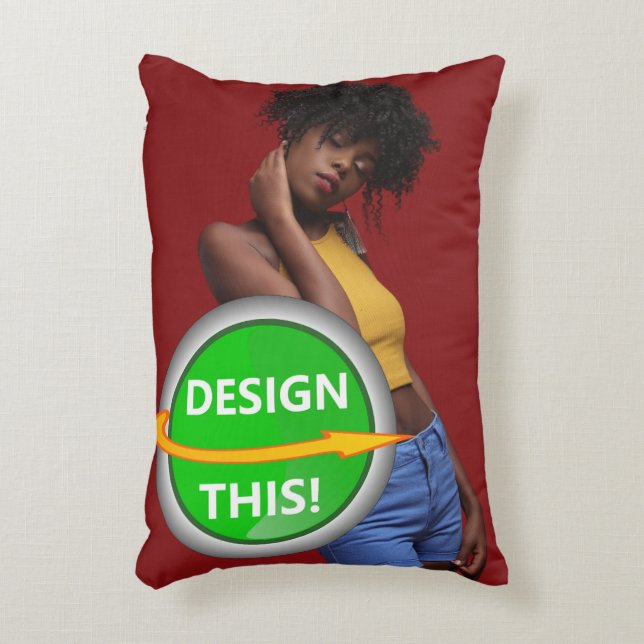 COOL! Accent Pillow 12" x 16" - Cotton - Customise (Front(Vertical))