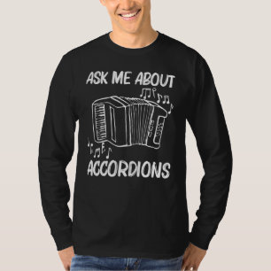 Cool Accordion For Men Women Jazz Classical Musica T-Shirt