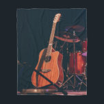 Cool Acoustic Guitar Fleece Blanket<br><div class="desc">Cool Acoustic Guitar</div>