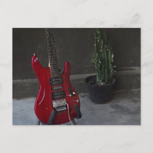 Cool Acoustic Guitar Postcard