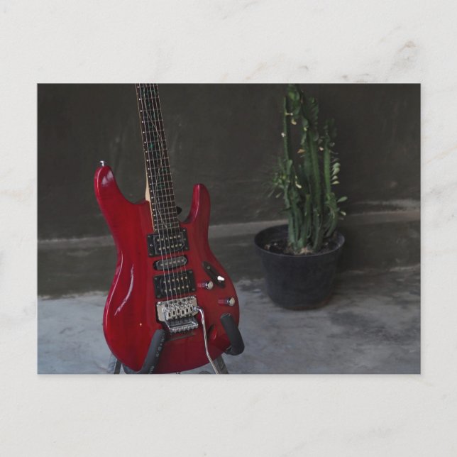 Cool Acoustic Guitar Postcard (Front)