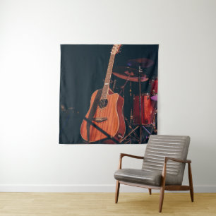 Cool Acoustic Guitar Tapestry
