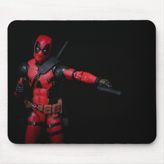 Cool Action Figure Superhero Mouse Pad (Front)