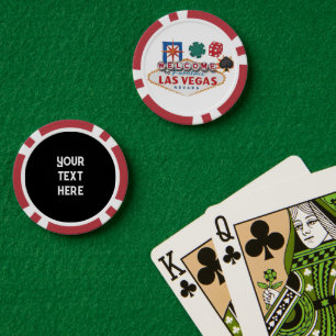 Cool add text gambling poker chips