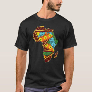 Cool Africa Map African Africans Geography World T-Shirt
