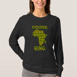 Cool African Kente Art Men Boys Kids African Ameri T-Shirt