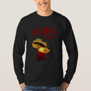 Cool African Kente Art Men Boys Kids African Ameri T-Shirt