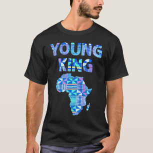 Cool African Kente Men Boys Kids African American T-Shirt