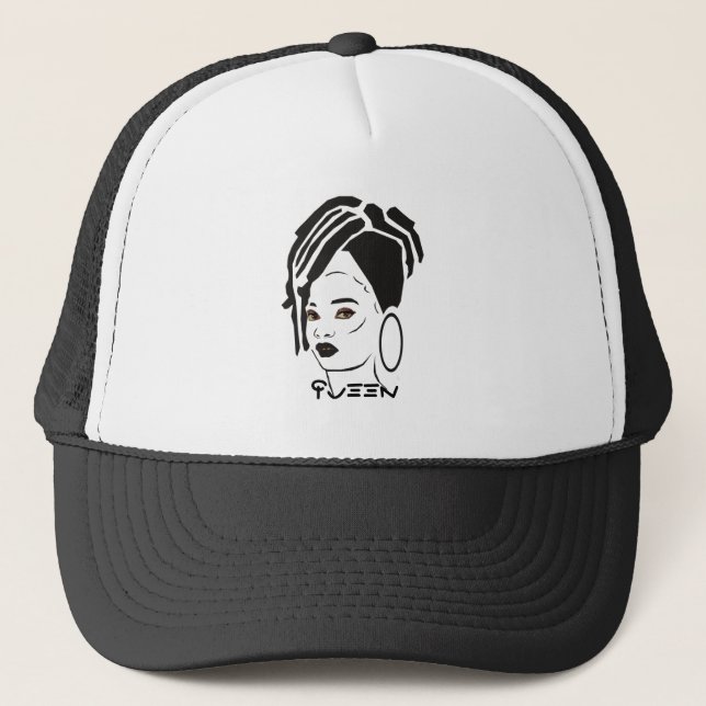 Cool African Queen Trucker Hat (Front)