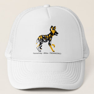 Cool African wild dog - Painted dog - Trucker Hat