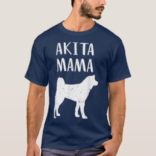 Cool Akita Art Women Akita Mum Owner Pet Lover Aki T-Shirt