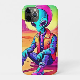 Cool Alien Desert Chillin iPhone 11 Pro Case