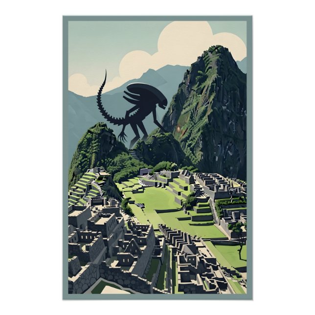 Cool Alien Xenomorph Poster (Front)