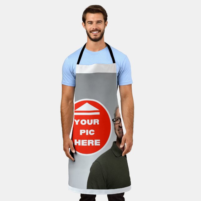Cool! All-Over Print Apron - Personalised (Worn)