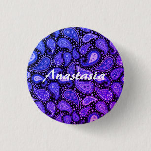 Cool, Amazing, Blue-Purple 3 Cm Round Badge