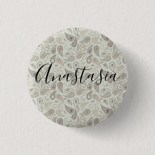 Cool, Amazing Grey 3 Cm Round Badge