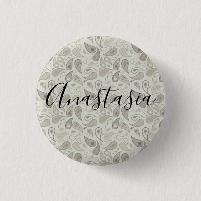 Cool, Amazing Grey  3 Cm Round Badge (Front)