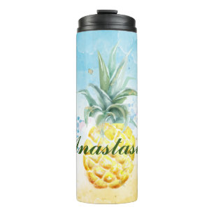 Cool, Amazing, Pineapples whit name Thermal Tumbler