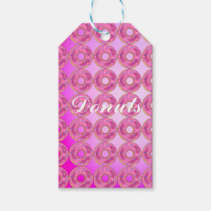 Cool, Amazing Pink Doughnuts Gift Tags
