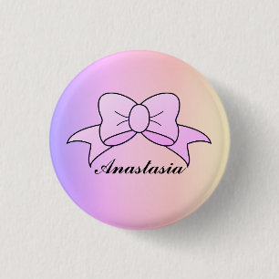 Cool, Amazing Pink Greasy 3 Cm Round Badge