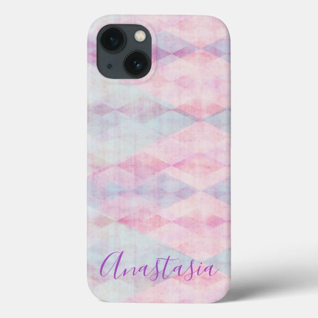 Cool, Amazing, Pink whit your name Case-Mate iPhone Case (Back)