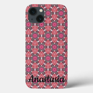 Cool, Amazing, Pink whit your name iPhone 13 Case