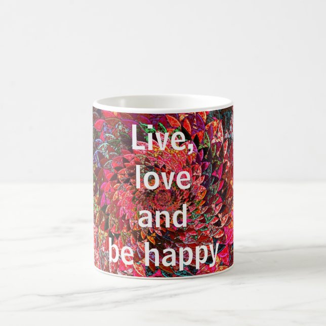 Cool, Amazing, Rainbow whit a quote Coffee Mug (Center)