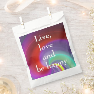 Cool, Amazing, Rainbow whit a quote Favour Bag