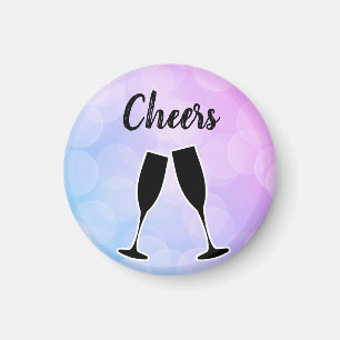 Cool Amazing Trendy Purple with your name Magnet