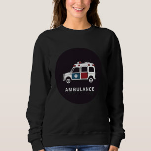 Cool Ambulance Vehicle for Boys and Girls Sweatshirt