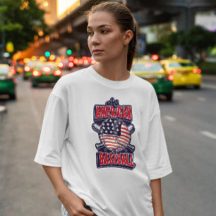 Cool American Baseball   T-Shirt