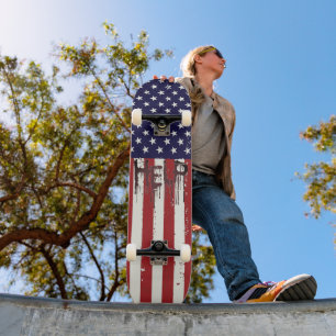 Cool American Flag Help Skateboard! Skateboard