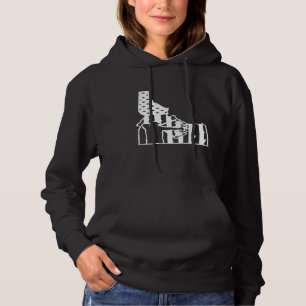 Cool American Flag Idaho Archery Bow Hunting Hoodie