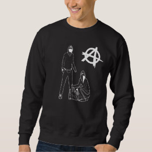 Cool Anarchy Anarchie Punk I Anarchist Anarcho Cap Sweatshirt