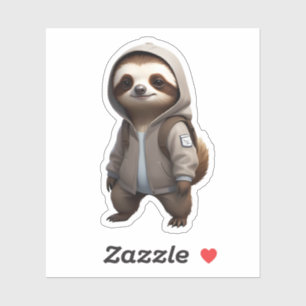 Cool and Adorable Sloth Illustration