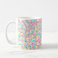 Cool and Colourful Abstract Music Notes