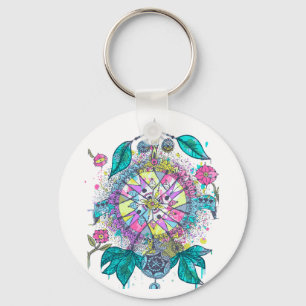 Cool and colourful dreamcatcher key ring
