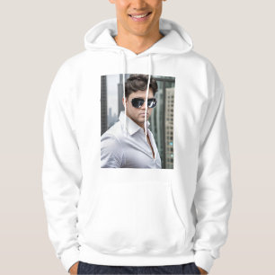 Cool and Confident: The Black Goggle Look Hoodie