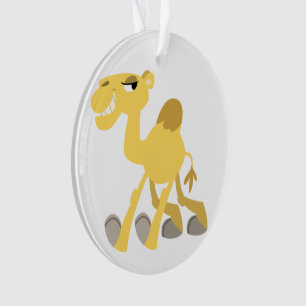 Cool and Cute Cartoon Camel Acrylic Ornament