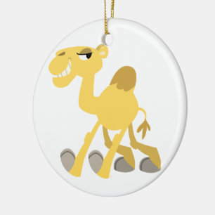 Cool and Cute Cartoon Camel Ornament