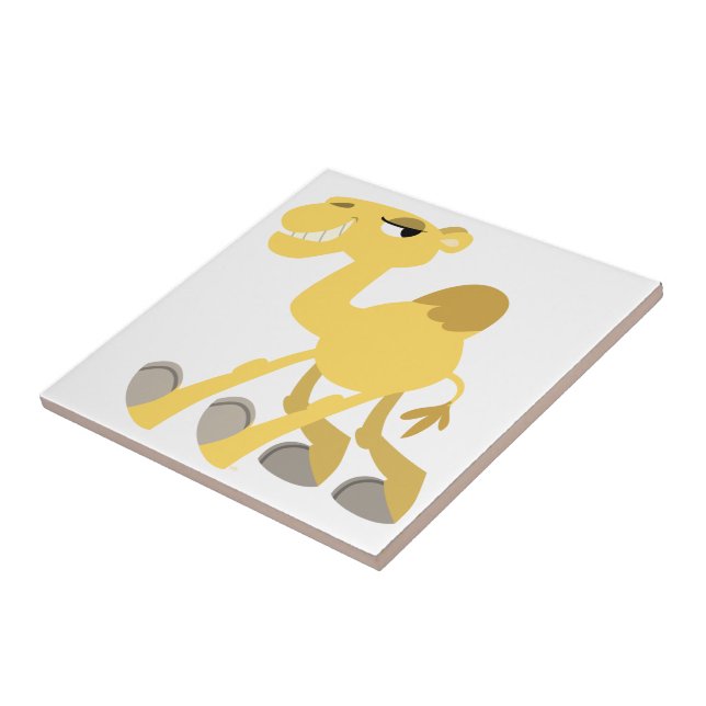 Cool and Cute Cartoon Camel Tile (Side)