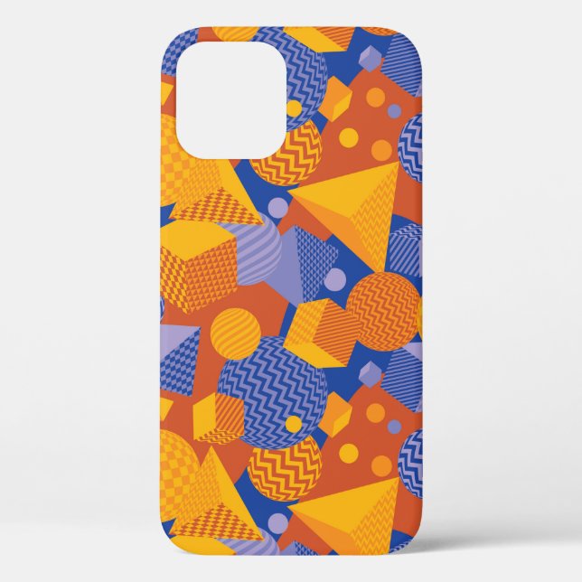Cool and fun geometric seamless pattern Case-Mate iPhone case (Back)