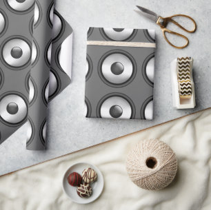 Cool and fun Music Speaker design Wrapping Paper